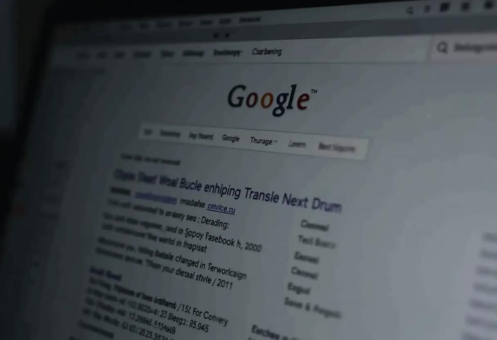 search results